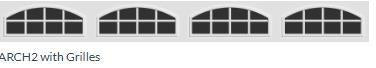 Standard Insulated Garage Door Windows