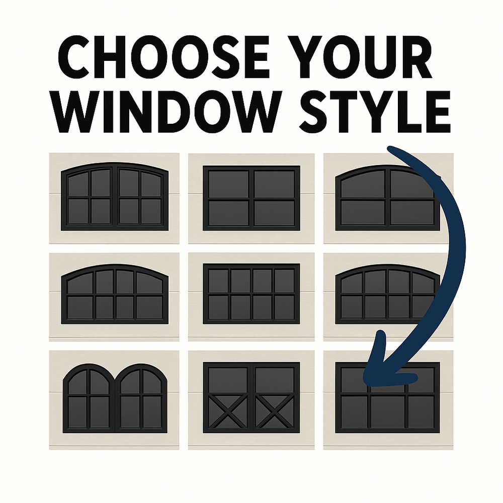 Standard Insulated Garage Door Windows