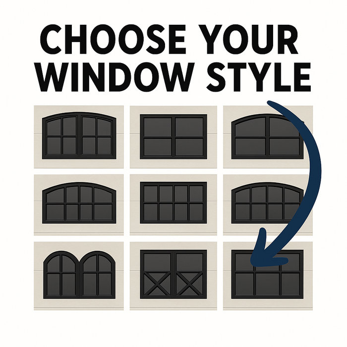 Standard Insulated Garage Door Windows