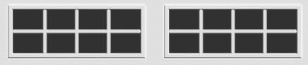 Standard Insulated Garage Door Windows