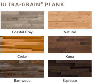 Clopay Modern Steel - Ultra-Grain Colors