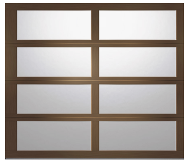 Clopay Avante Full Glass