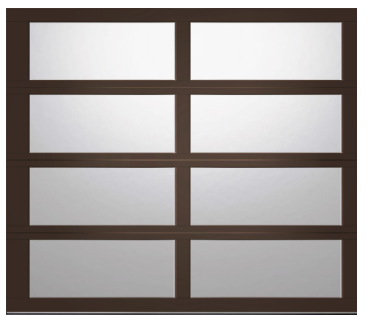 Clopay Avante Full Glass