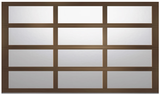 Clopay Avante Full Glass