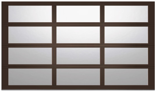 Clopay Avante Full Glass