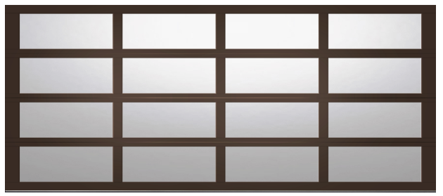 Clopay Avante Full Glass