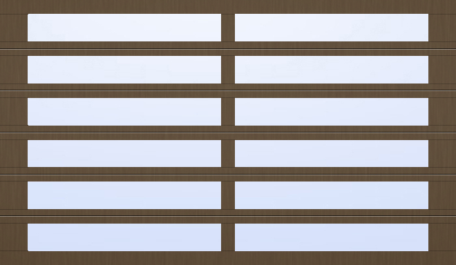 Clopay Avante Sleek Full Glass