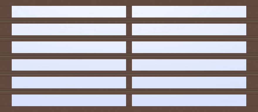 Clopay Avante Sleek Full Glass