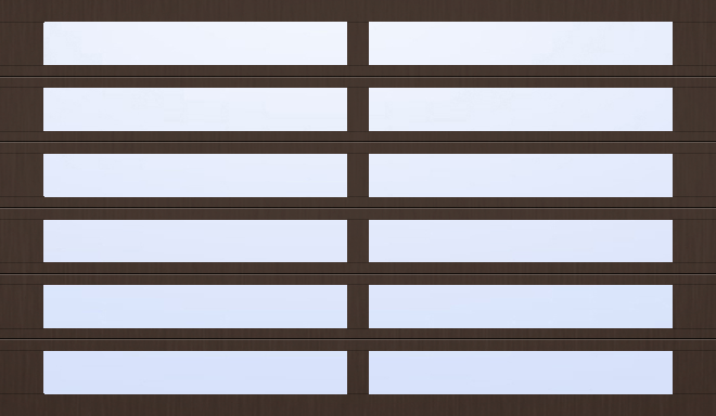 Clopay Avante Sleek Full Glass